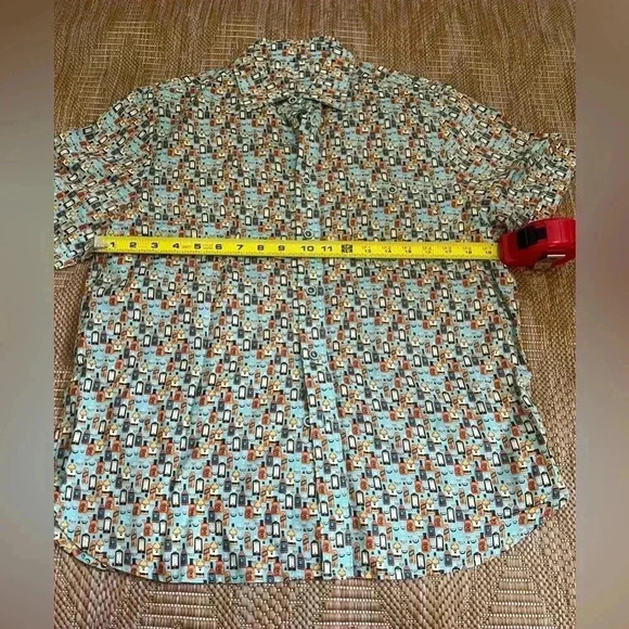 Age of Wisdom Drinking Alcohol Beer Funny Button Up Short Sleeve,Size S,NWT - Picture 6 of 8